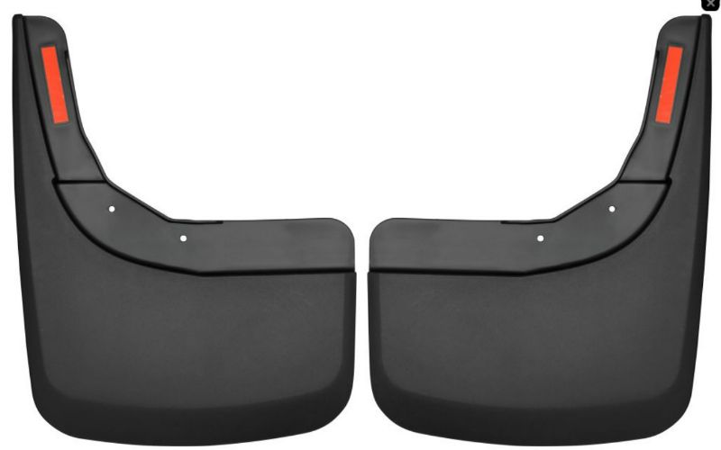 Photo 1 of Husky Liners - Rear Mud Guards | 2019 - 2023 Chevrolet Silverado 1500 (Excludes ZR2, LT Trail Boss, Custom Trail Boss), Rear Set - Black, 2 Pc | 58266