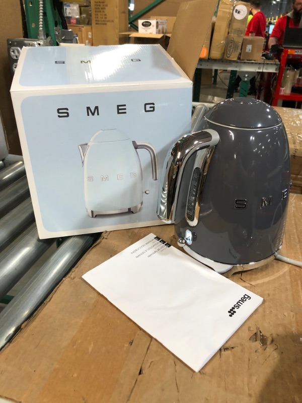 Photo 2 of **BRAND NEW**  SMEG 50's Retro Style 7 Cup Electric Kettle, Slate Grey KLF03GRUS