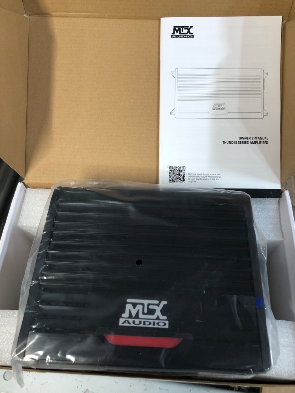 Photo 2 of MTX Audio THUNDER500.1 Thunder Series Car Amplifier 500 Watt RMS monoblock Amplifier Car Amplifier