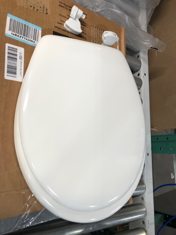 Photo 3 of **SEE NOTES**  Mayfair 000 Westport 844EC Toilet Seat, 1 Pack Round, White