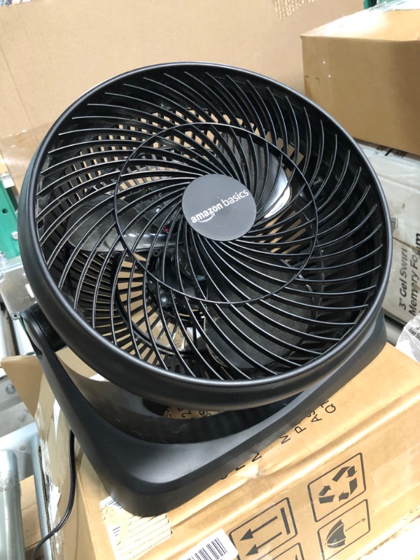 Photo 2 of **FOR PARTS, SEE NOTES**  Amazon Basics 3 Speed Small Room Air Circulator Fan, 11-Inch 11-Inch Air Circulator Fan