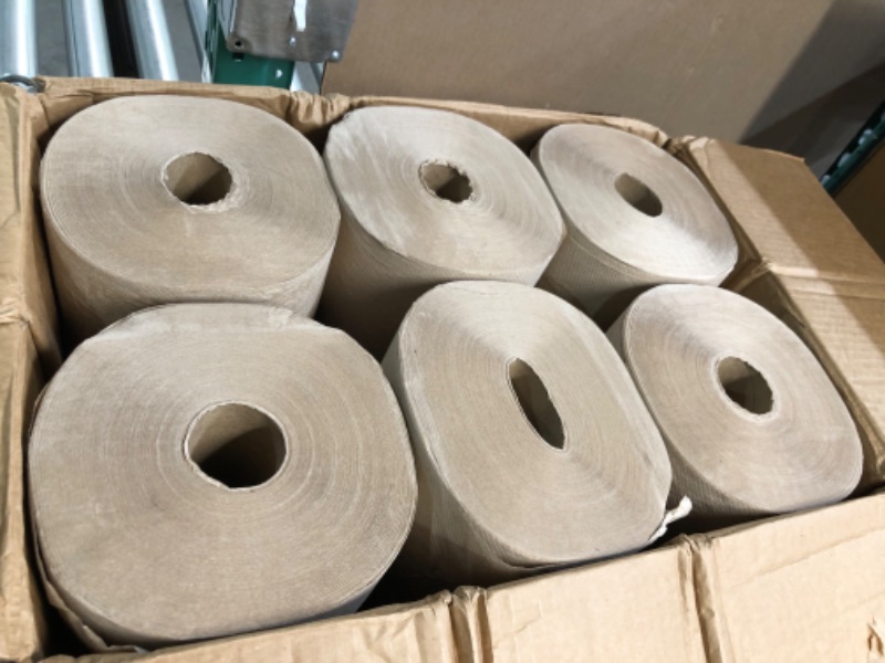 Photo 3 of **BRAND NEW**  Tork Paper Hand Towel Roll Natural H21, Universal, 100% Recycled Fiber, 6 Rolls x 800 ft, RK8002