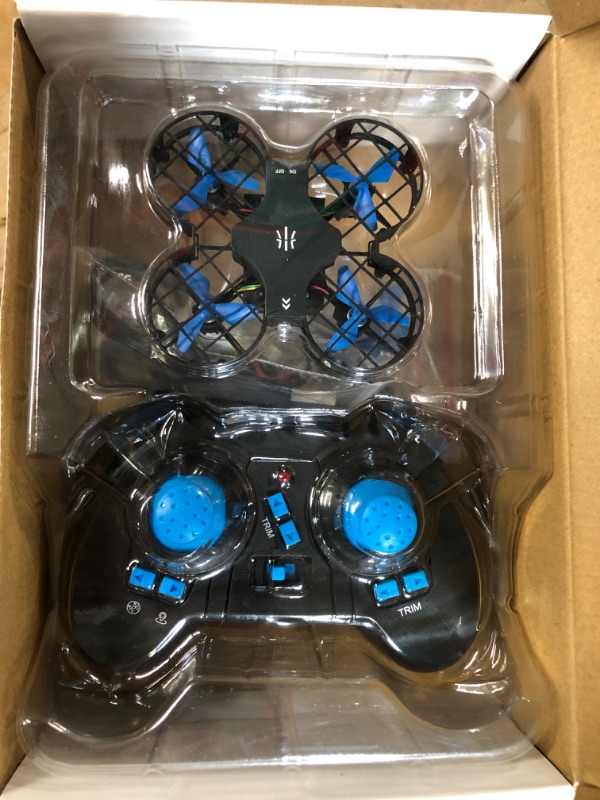 Photo 1 of UranHub Mini Drone for Kids, RC Beginner Drone Indoor Quadcopter Helicopter with Altitude Hold, Headless Mode, 3D Flip, Speed Adjustment and 3 Batteries