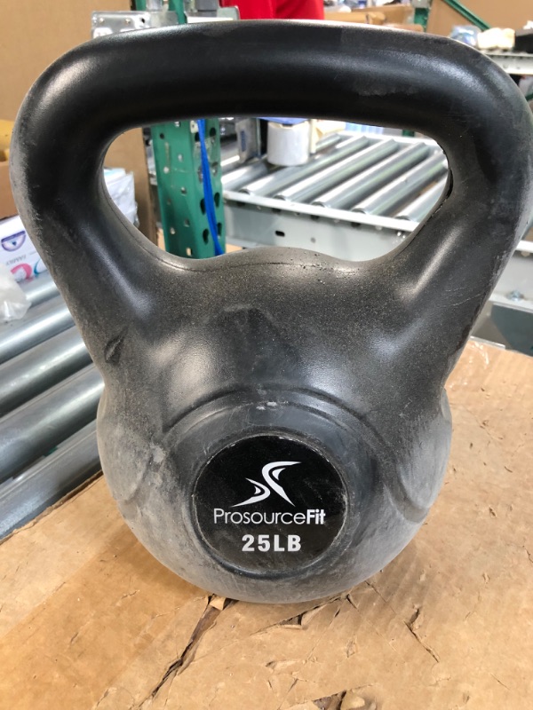 Photo 2 of **SEE NOTES** ProSource Vinyl Plastic Kettlebell from 25lb