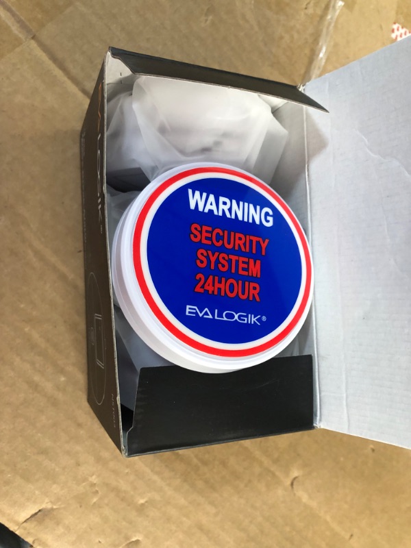 Photo 3 of EVA LOGIK Modern Ultra-Thin Window Alarm with Loud 120dB Alarm and Vibration Sensors Compatible with Virtually Any Window,  8 Pack