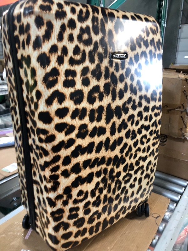 Photo 2 of **SEE NOTES**
Rockland Safari Hardside Spinner Wheel Luggage, Leopard, 3-Piece Set (20/24/28) 3-Piece Set (20/24/28) Leopard