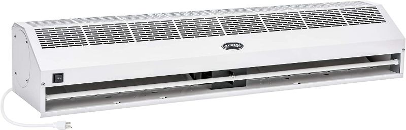 Photo 1 of Wall Mounted Air Curtain Fan - White 48 Inch Air Door - UL Certified Commercial Super Power Indoor Over Door Fan with Heavy Duty Door Limit Switch by DuraSteel Aerial Titan-1