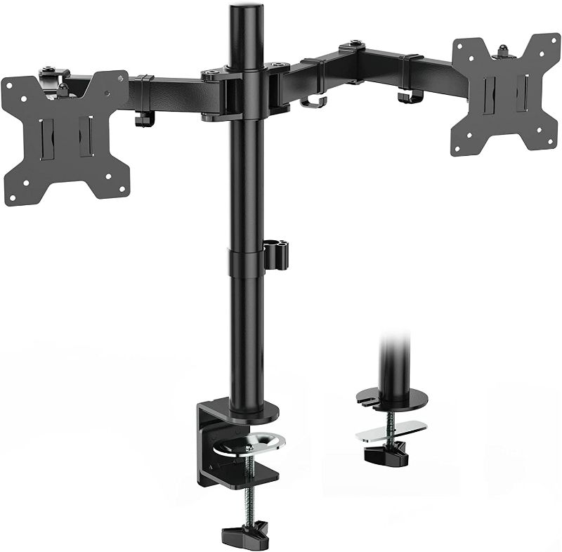 Photo 1 of WALI Dual LCD Monitor Fully Adjustable Desk Mount Stand