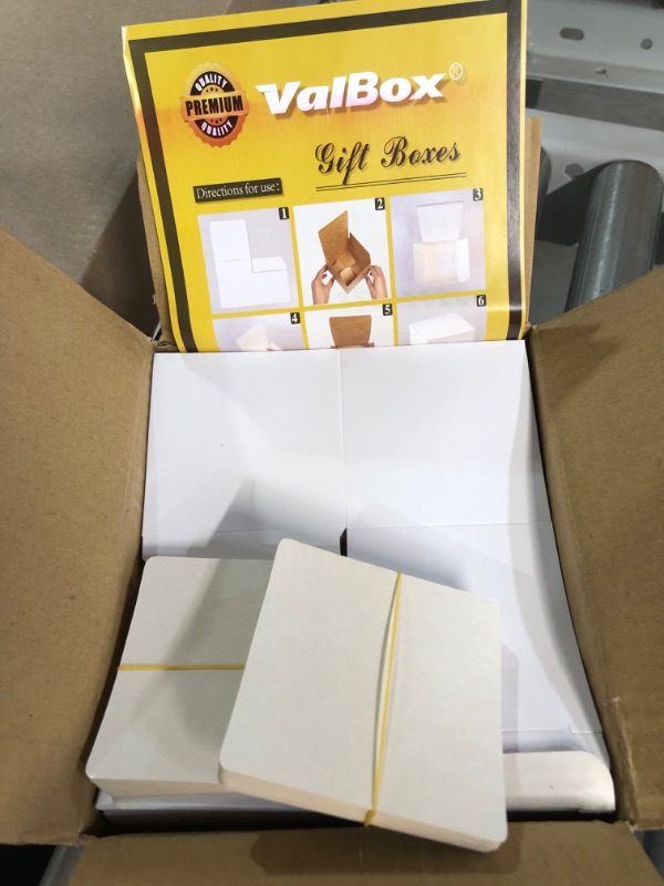 Photo 2 of *SEE NOTES* ValBox 3x3x3 White Gift Boxes 50pcs 