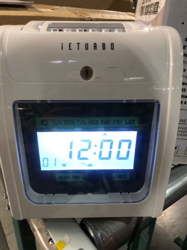 Photo 4 of iETURBO Calculating Time Clock **tested/turns on**