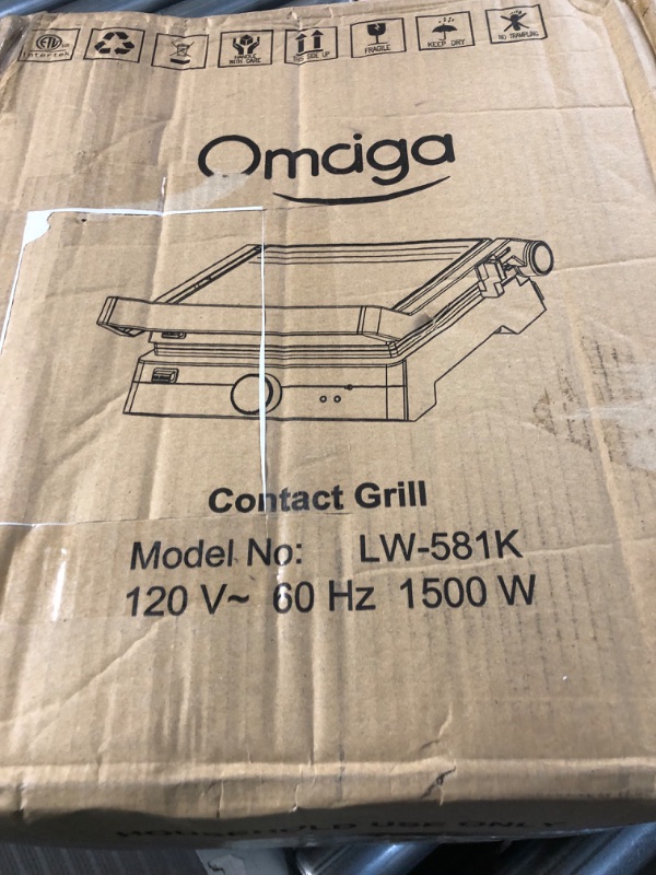 Photo 7 of OMAIGA Panini Press, Sandwich Maker,  **NOT TESTED** *LOOKS BRAND NEW*