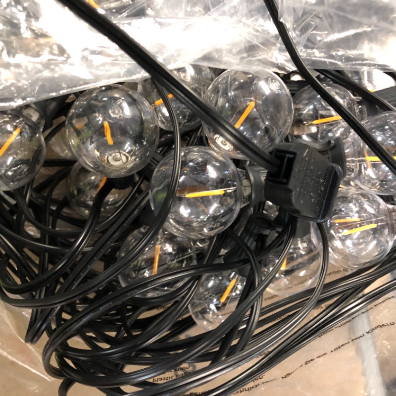 Photo 3 of 200FT (2x100FT) Globe Outdoor Lights String ***TURN ON*** **LOOK BRAND NEW**