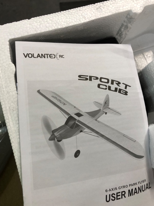 Photo 4 of VOLANTEXRC Sport Cub 500 4Ch RC Trainer Airplane *NOT TESTED* *LOOKS BRAND NEW*
