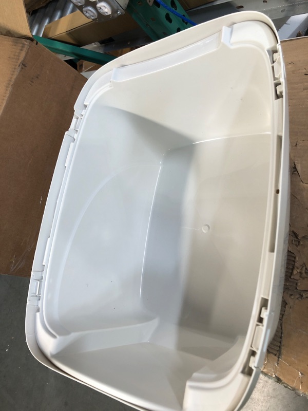 Photo 3 of *USED* Van Ness Pets Odor Control Large Enclosed Cat Litter Box, Hooded, Pearl, CP6