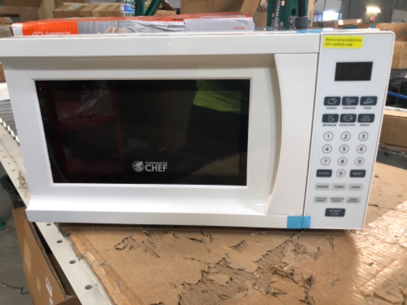 Photo 2 of *SEEMS NEW* Commercial Chef 0.7-Cu. Ft. Countertop Microwave - White