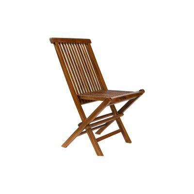 Photo 1 of *APPEARS NEW* Nordic Style Natural Teak Folding Chair