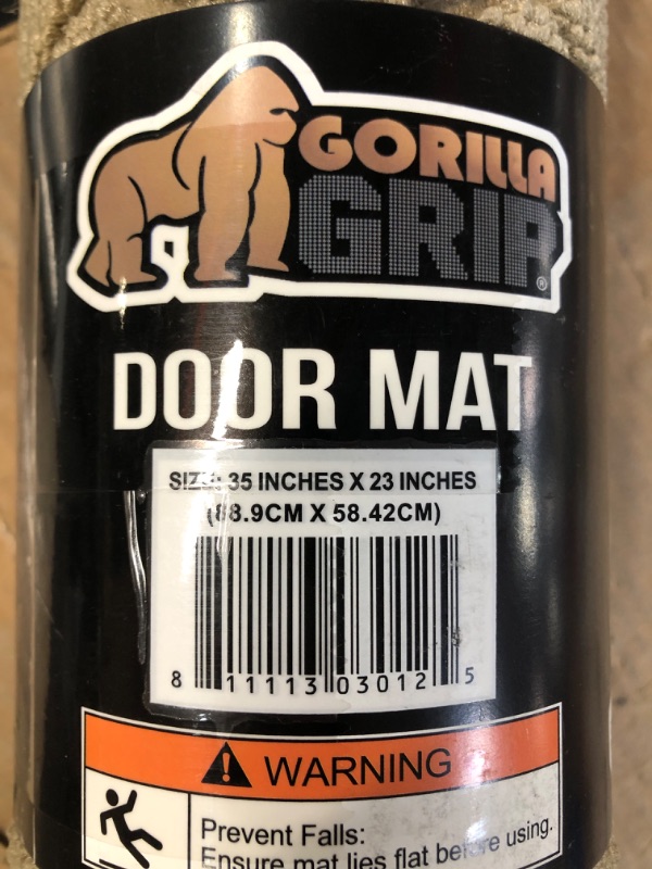 Photo 1 of *SEEMS NEW* Gorilla Grip Natural Rubber Doormats, 35x23 Rectangle