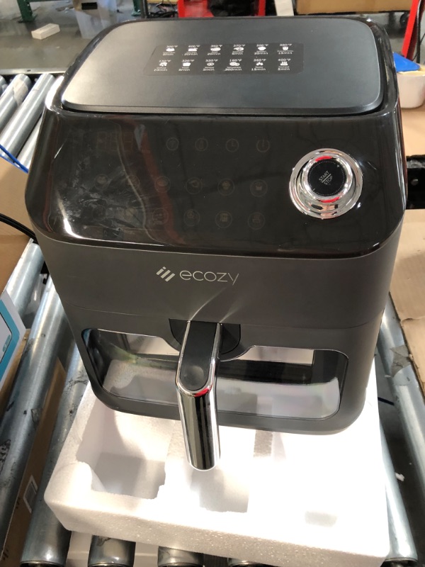 Photo 2 of *Used* ecozy Air Fryer 6 Quart with See-Through Window, Black