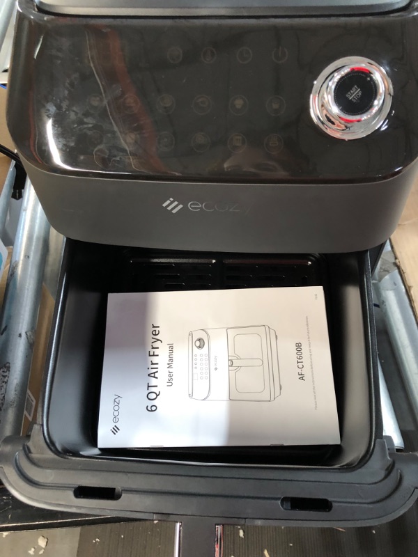Photo 1 of *Used* ecozy Air Fryer 6 Quart with See-Through Window, Black