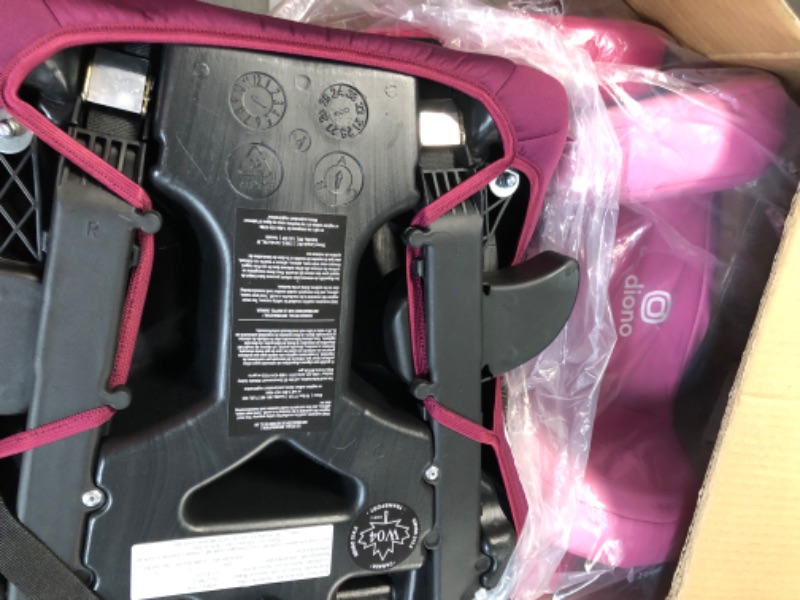 Photo 3 of Diono Cambria 2 XL, Dual Latch Connectors, 2-in-1 Belt Positioning Booster Seat, Pink