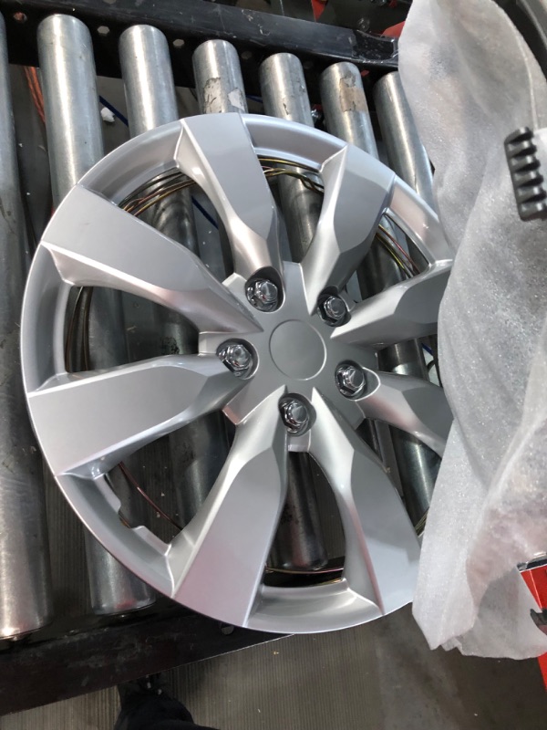 Photo 6 of *1 Piece has Minor Scratch* BDK Hubcap Wheel Covers for Toyota Corolla 16”, 4 Pack, KT-1042-16