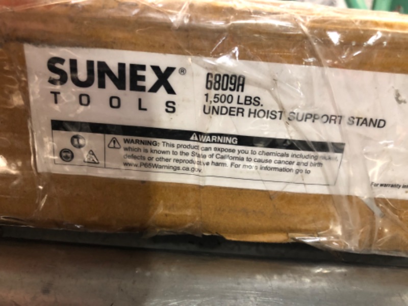 Photo 6 of *Minor Wear And Tear Damage* Sunex 6809A, Underhoist Support Stand, ¾ Ton Capacity, 12 Inch Diameter Base