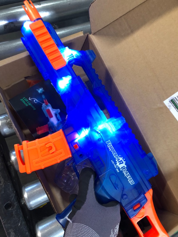 Photo 4 of *Missing 1 pack of beads* Lighting Gel Ball Blaster, LED, with 40000 Beads, LED FRB-360 Blue