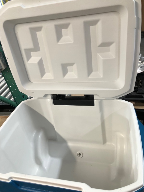 Photo 5 of *Used/Dirty* Coleman 60 Quart Wheeled Cooler Ocean Blue