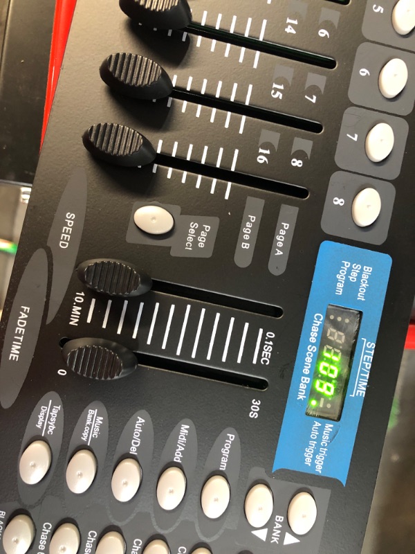 Photo 1 of CO-Z 192 DMX 512 Stage DJ Light Controller Lighting Mixer Board Console for Light Shows