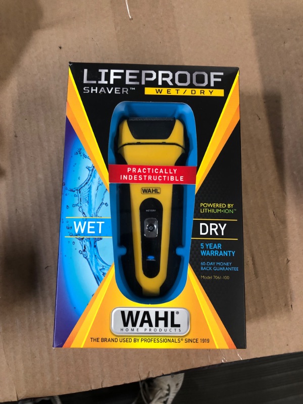 Photo 1 of Wahl Lifeproof Lithium Ion Shaver 