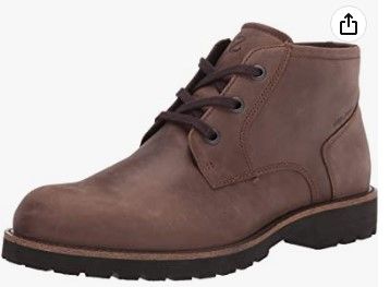 Photo 1 of ECCO mens Jamestown Mid Chukka Boot, Coffee Nubuck, 10-10.5 US