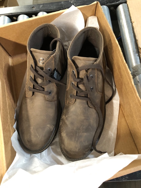 Photo 3 of ECCO mens Jamestown Mid Chukka Boot, Coffee Nubuck, 10-10.5 US