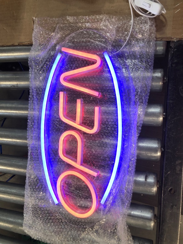 Photo 3 of Ultra Bright LED Neon Open Sign with ON/OFF Switch