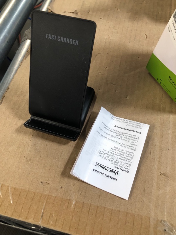 Photo 2 of **Stand Only. Missing Power Cord** PDKUAI Fast Wireless Charging Stand, 20W Max, Black 