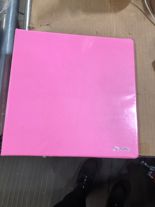 Photo 4 of 2 Inch 3 Ring Binder Pink, Slant D-Ring 2 in, Clear View Cover with 2 Inside Pockets