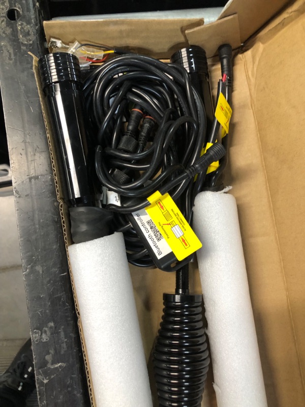 Photo 3 of *Missing Flag Accessories* Ehaho 4FT Spiral Whip Lights with Spring Base, with App & Remote Control, for UTV ATV RZR Can-Am SXS Offroad Polaris Truck?2 Pcs?