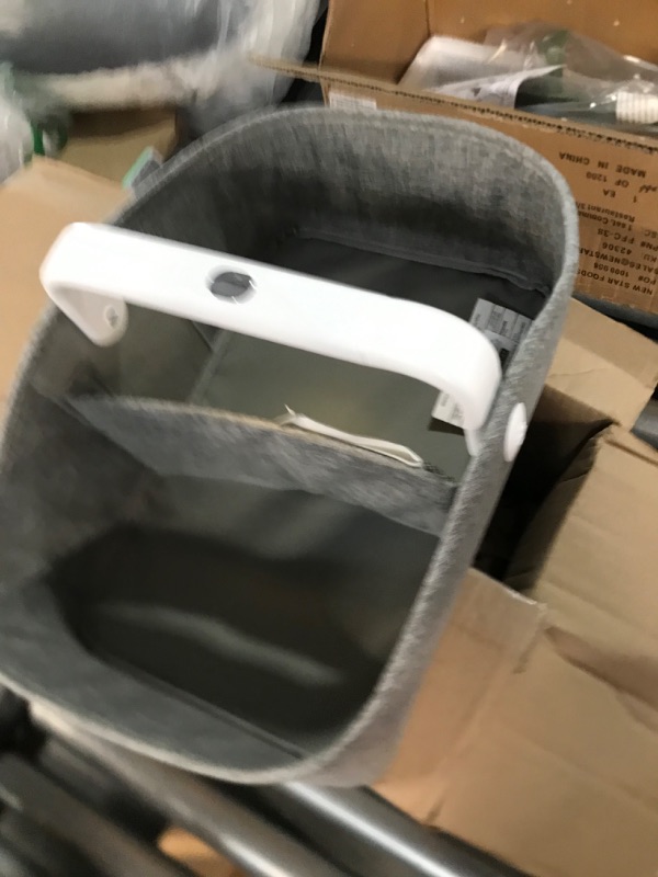 Photo 2 of **USED/SEE NOTES** Skip Hop Diaper Caddy Organizer with Touch Sensor Night Light, Nursery Style, Heather Grey 