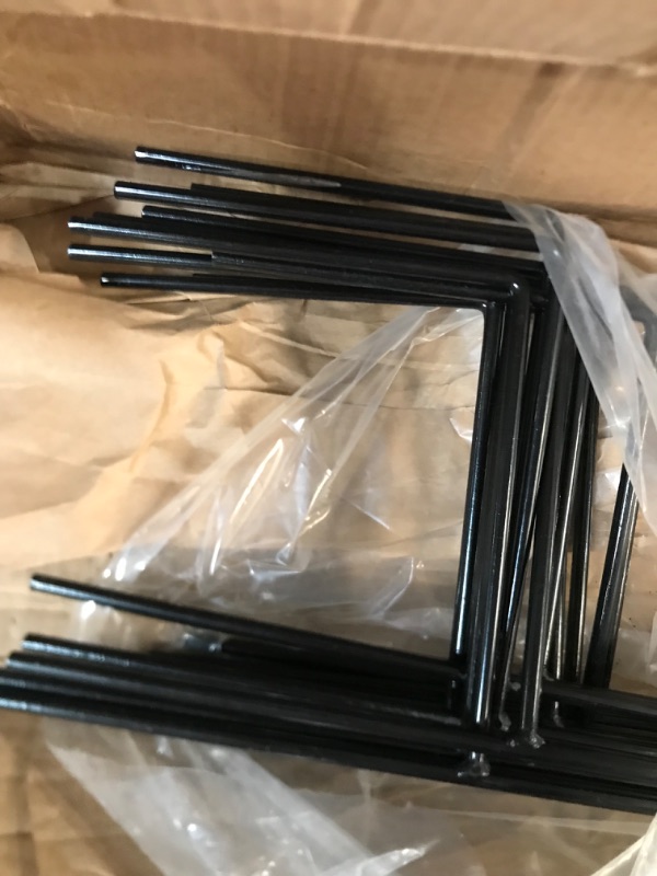 Photo 5 of **USED/SEE NOTES**SIMILAR TO STOCK PIC** Shepherds Hooks for Outdoor - 10 Pack - 35" Heavy Duty Metal Bird Feeder Pole, Plant Hangers, Black