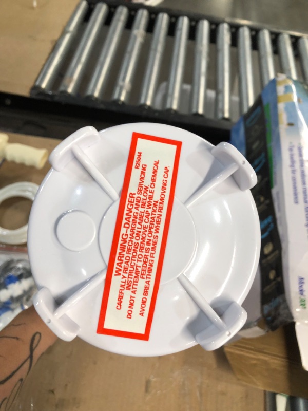 Photo 7 of **USED/SEE NOTES** R171016 300 Pool Automatic Chlorine/Bromine Offline Feeder Compatible with Pentair R171016 Rainbow 300 Pool Chlorinator Feeder with Check Valve Control Valve and All Other Parts for 300 Pool Feeder