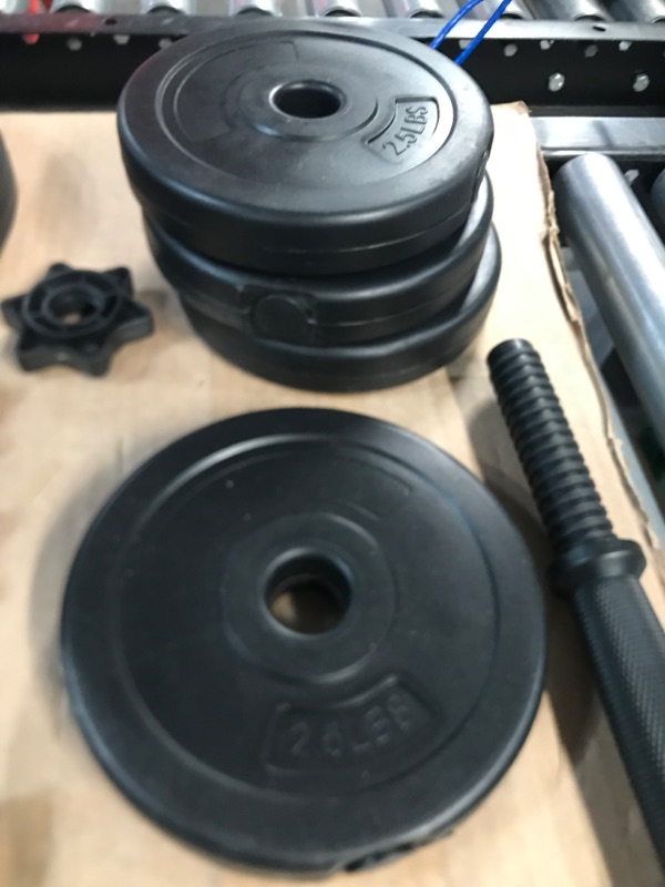 Photo 4 of **USED/SEE NOTES** Adjustable Dumbbell Weight Set.** FOUR 7.5LBS, FOUR 2.5LBS. ONE BAR ONLY**