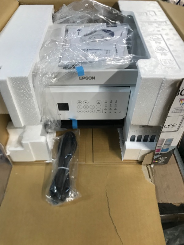 Photo 4 of USED Epson EcoTank ET-4800 Wireless All-in-One Cartridge-Free Supertank Printer with Scanner, Copier, Fax, ADF and Ethernet