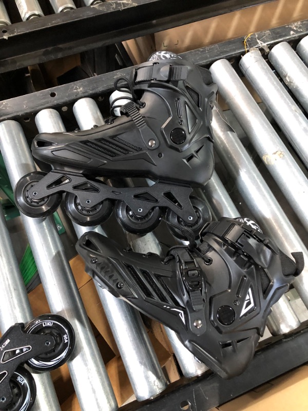 Photo 9 of **USED/SEE NOTES** LIKU Black Professional Inline Skates Unisex Men 7,Women 8