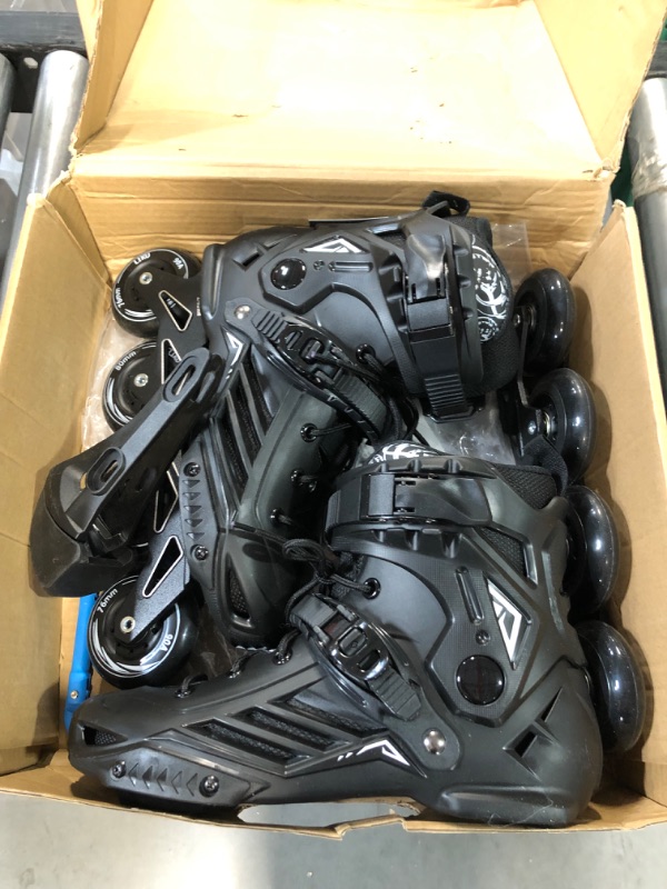 Photo 2 of **USED/SEE NOTES** LIKU Black Professional Inline Skates Unisex Men 7,Women 8