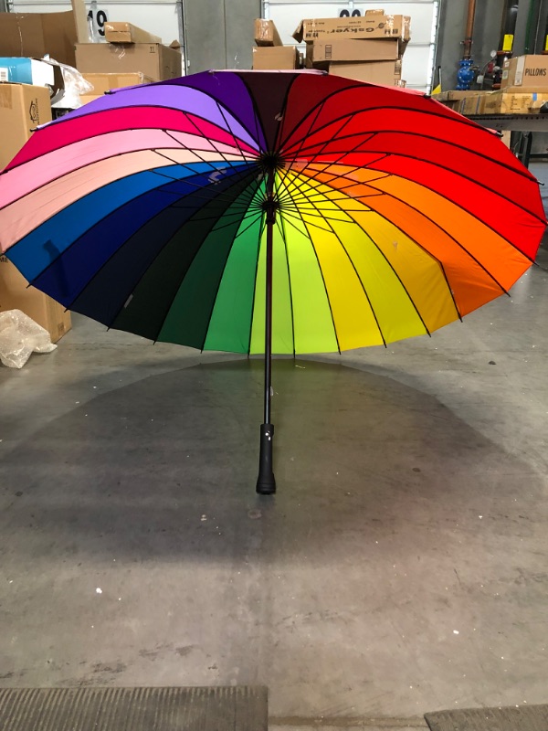 Photo 4 of **USED/SEE NOTES** 24k Color Rainbow Umbrella Fashion Long Handle