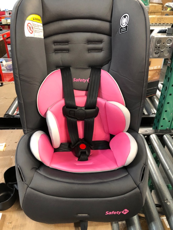 Photo 2 of *USED NO PACKAGING SEE NOTES*Safety 1st Jive 2-in-1 Convertible Car Seat, Rear-Facing 5-40 pounds and Forward-Facing 22-65 pounds, Carbon Rose