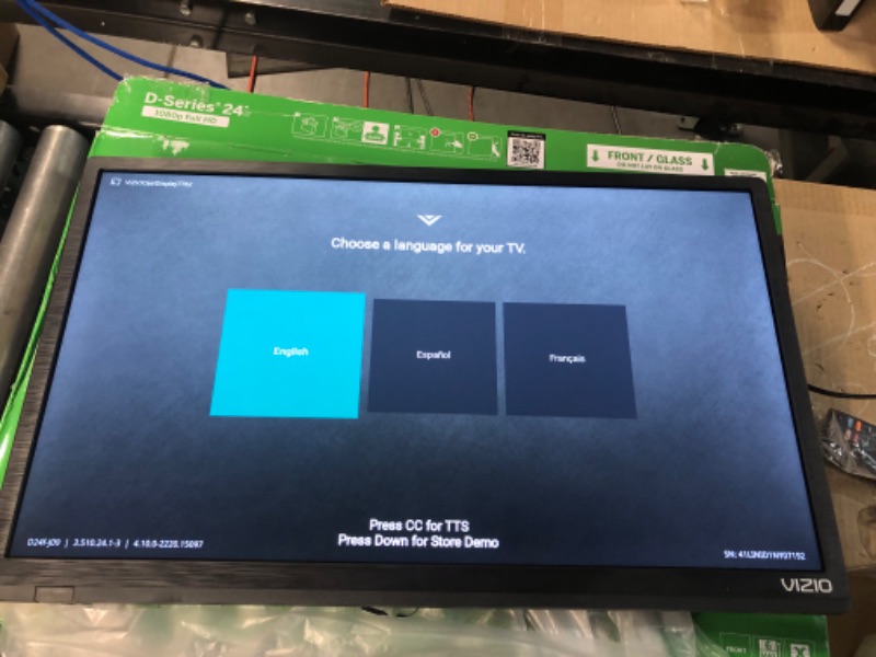 Photo 4 of VIZIO 24-inch D-Series Full HD 1080p Smart TV with Apple AirPlay and Chromecast Built-in, Alexa Compatibility, D24f-J09, 2022 Model 24 in 1080p Bezel