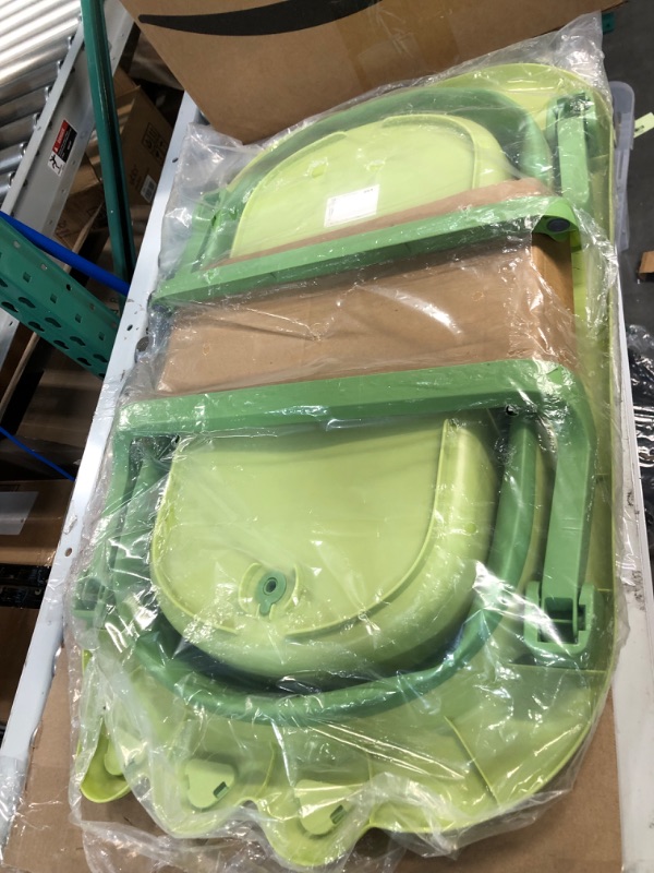 Photo 3 of **USED BUT APPEARS NEW**   Foldable Collapsible Bathtub Portable Travel Washing Tub (Green)