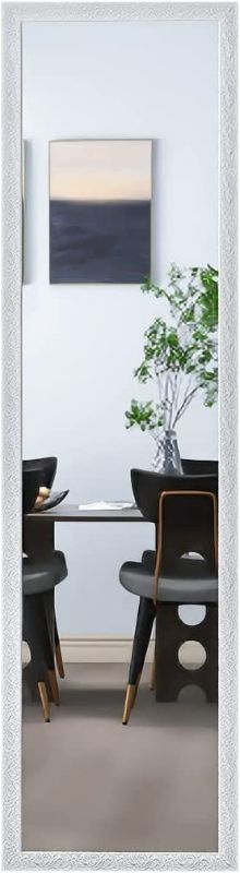 Photo 1 of **USED BUT APPEARS NEW, STOCK PHOTO FOR REFERENCE ONLY** SouUver Door Mirror, White 50x14 Inch 