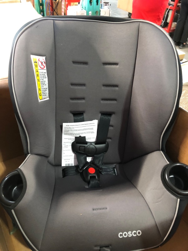 Photo 2 of Cosco Onlook 2-in-1 Convertible Car Seat, Rear-Facing 5-40 pounds and Forward-Facing 22-40 pounds and up to 43 inches, Black Arrows