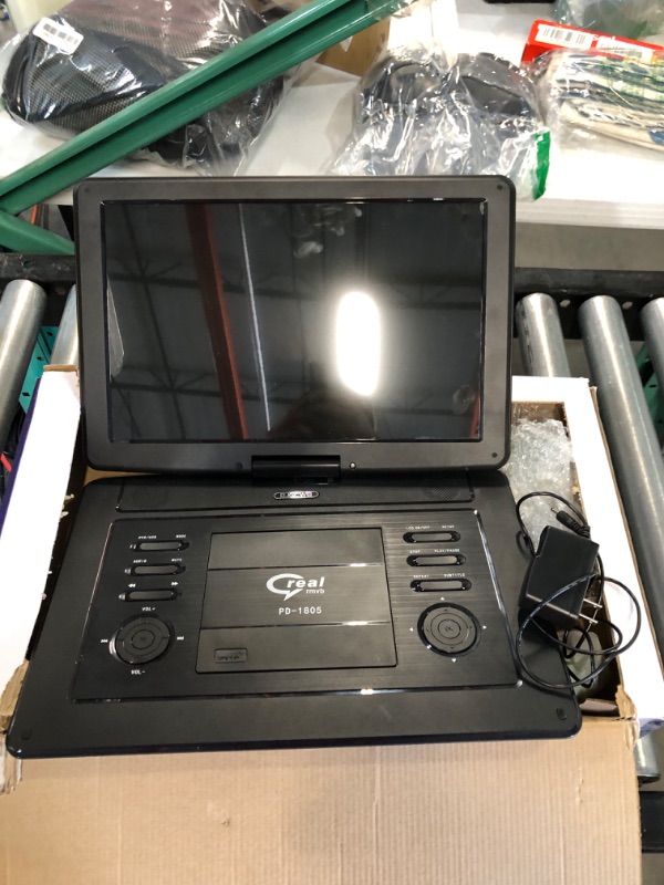 Photo 2 of ** DOES NOT WORK ** 17.9" Portable DVD Player with 15.6" Large HD Screen,Support AV-in/Out and Multiple Disc 